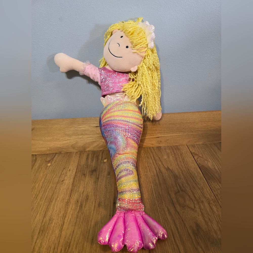 Jellycat London Blonde Coral Mermaid 25" Plush - Picture 1 of 7